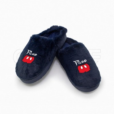 Chinelo Personalizado Pelucia Mickey #SEO