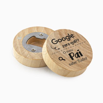 Abre-cápsulas Íman Bambu Google encontra #SEO
