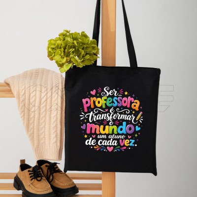 Saco Tote Bag Professora
