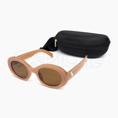 Óculos de sol Elegance Camel