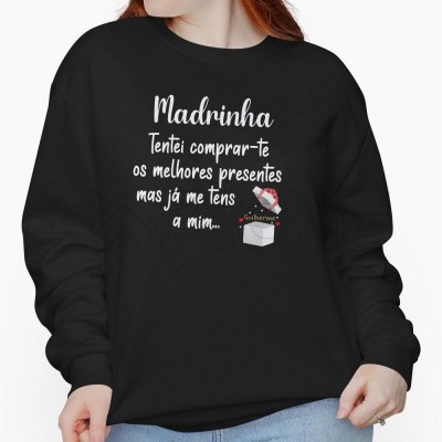 Sweater #SEO Presente Sou Eu