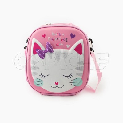 Lancheira de Criança Gato 3D