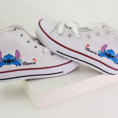 Estampa Impressa Bota Branca 35 Blanca