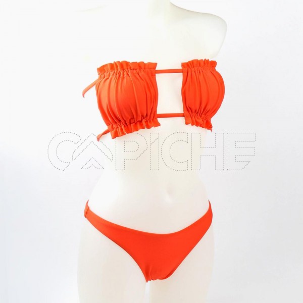 Conjunto bikini Cortina Laranja