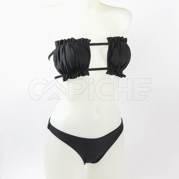 Conjunto bikini Cortina preto