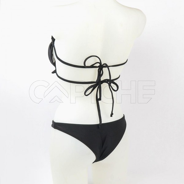 Conjunto bikini Cortina preto