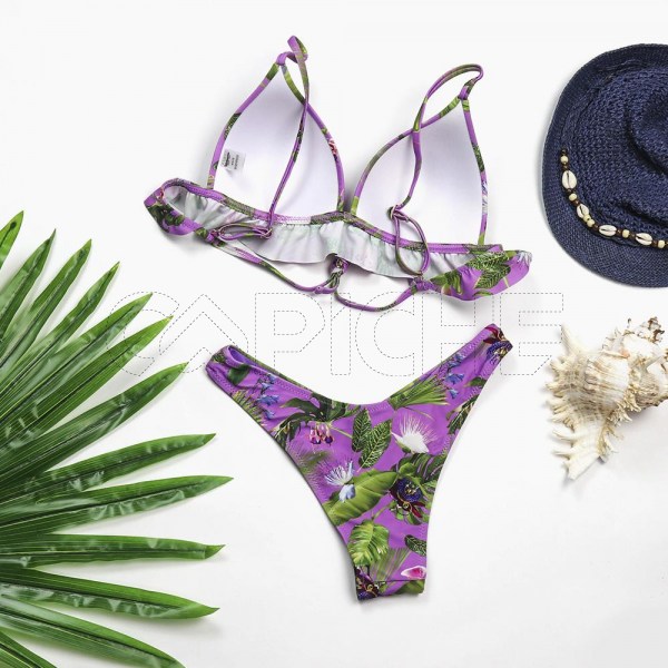 Conjunto bikini Boho Lilas