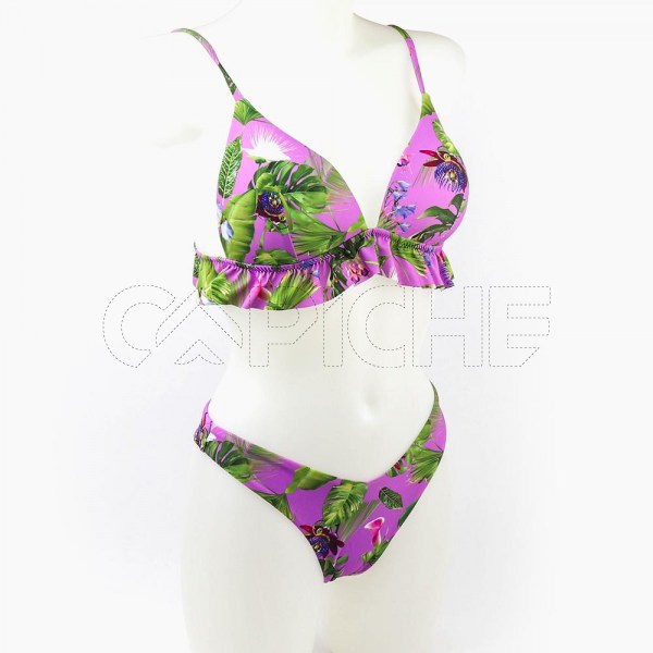 Conjunto bikini Boho Lilas
