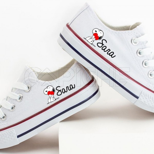 Sapatilha Personalizada Snoopy