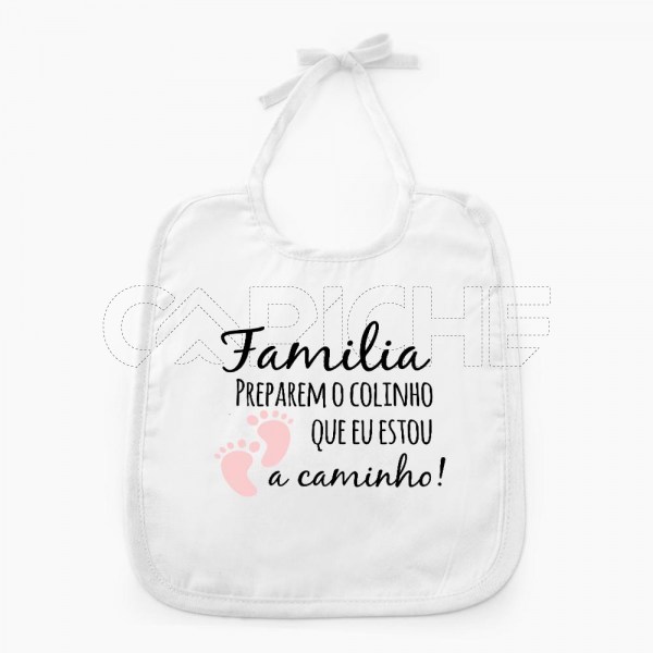 Babete para bebé família