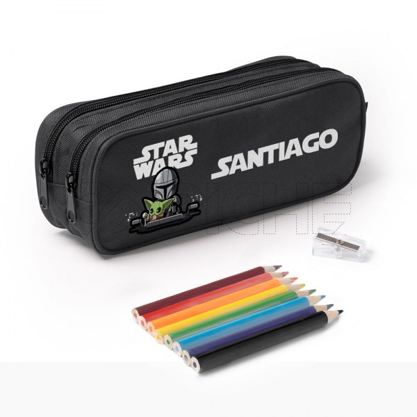 Estojo Escolar Duplo StarWars