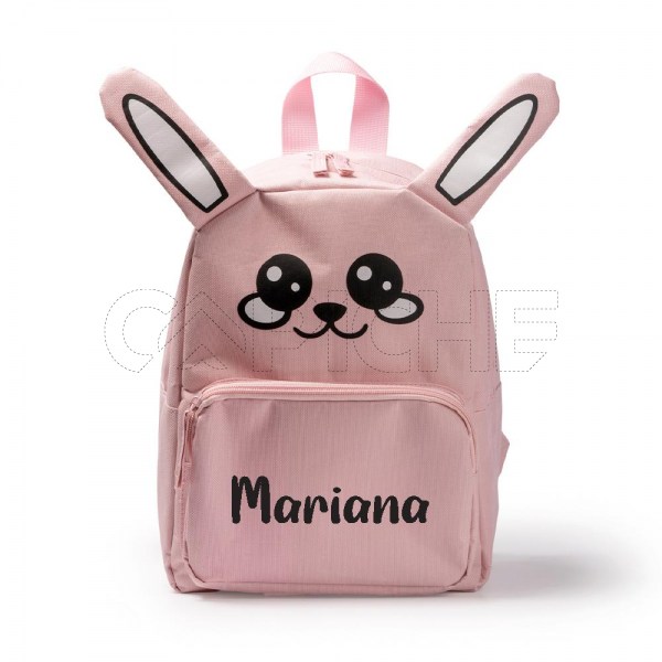 Mochila Coelhinho nas Costas