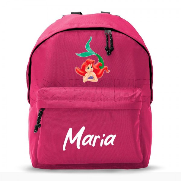 Mochila Escolar Ariel Personalizada