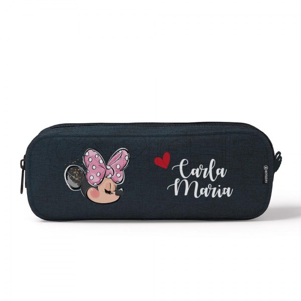 Estojo Escolar Duplo Minnie