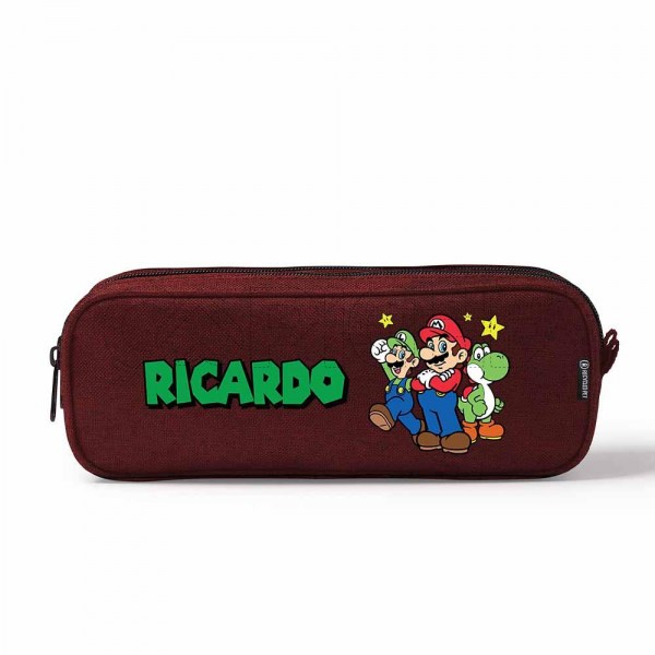 Estojo escolar Duplo Mario Bros