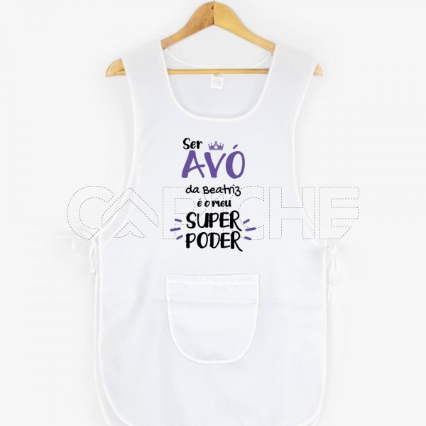 Avental Bata  Super Poder