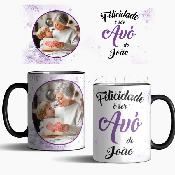 Caneca Mágica Felicidade é ser 