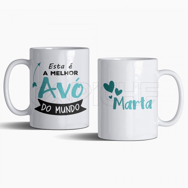 Caneca Melhor  do Mundo com Nome