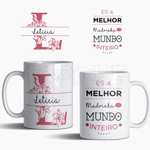 Caneca Melhor  do Mundo com Nome