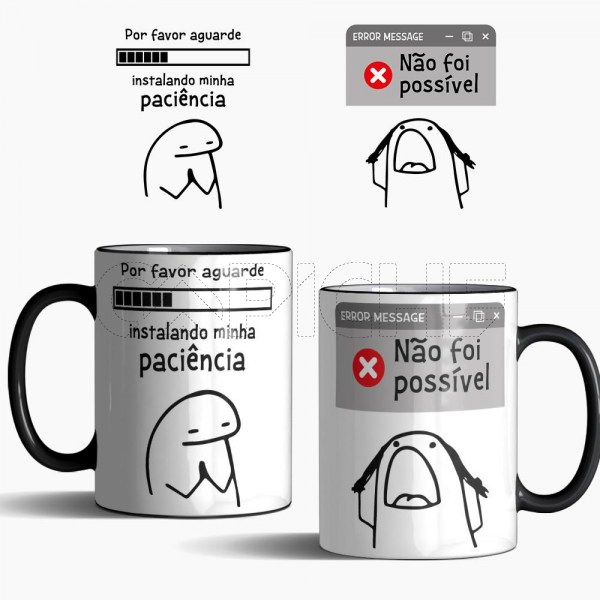 Caneca Mágica Instalando Paciência