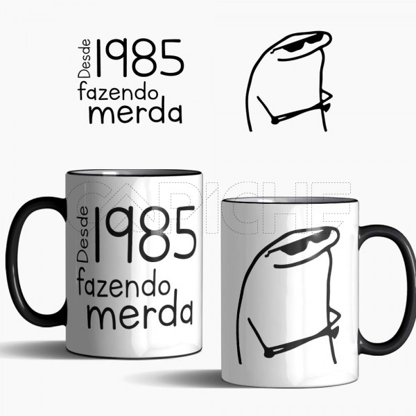 Caneca Mágica Fazendo M*rda