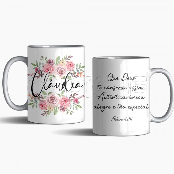 Caneca Nomes Personalizável
