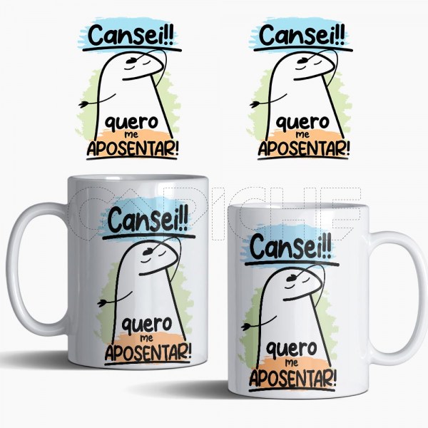 Caneca personalizada Quero aposentar