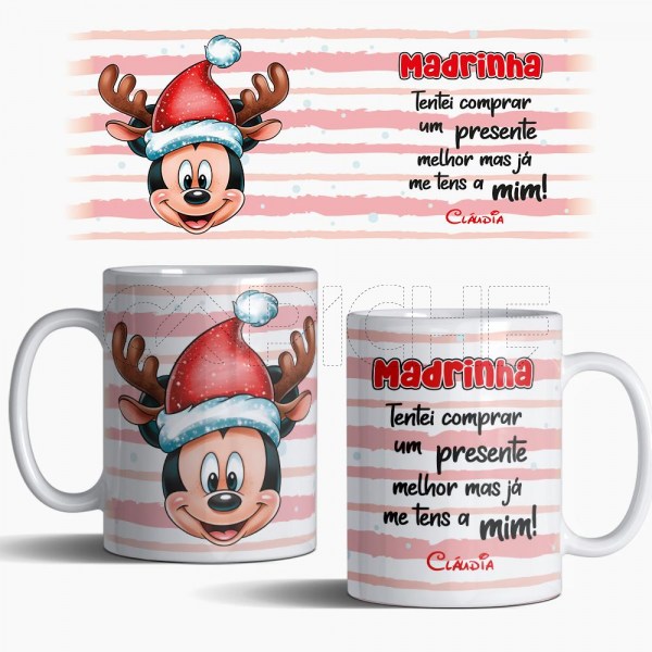 Caneca Melhor Presente Mickey 