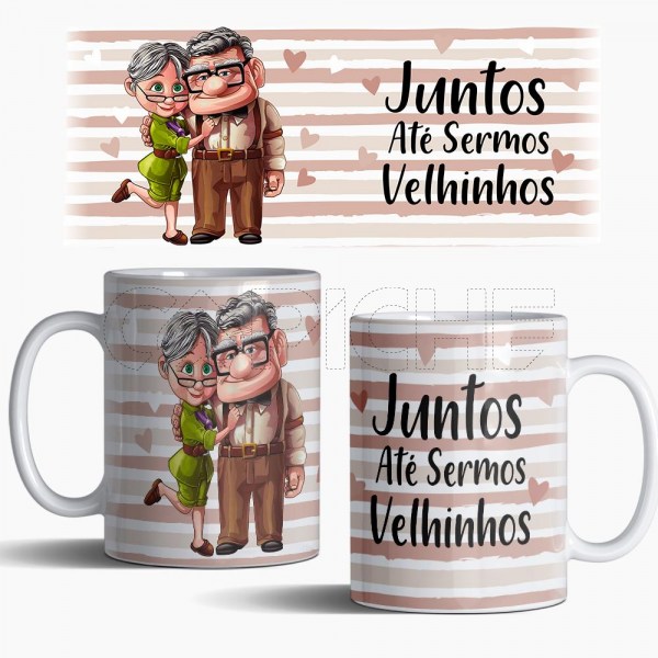 Caneca Junto até sermos velhinhos