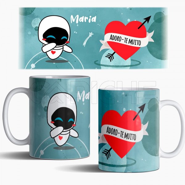 Caneca Adoro-te