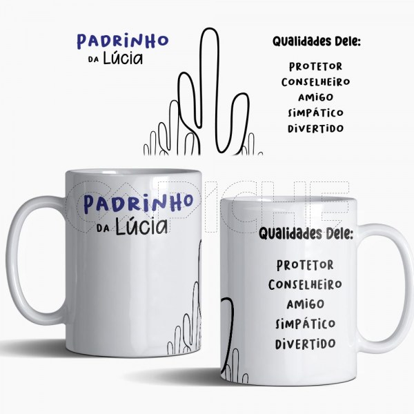 Caneca Flor Qualidade
