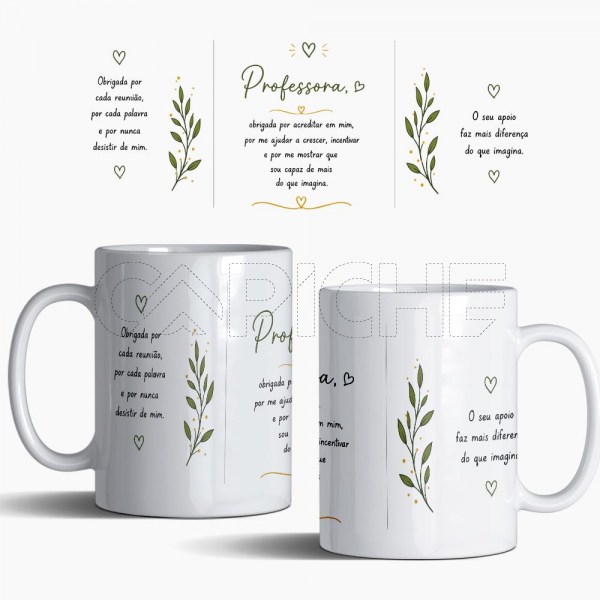 Caneca Professora