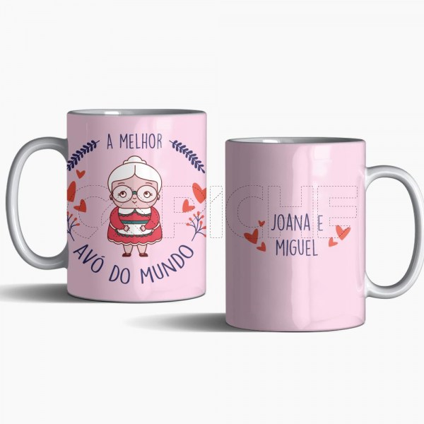 Caneca Melhor Avó do Mundo