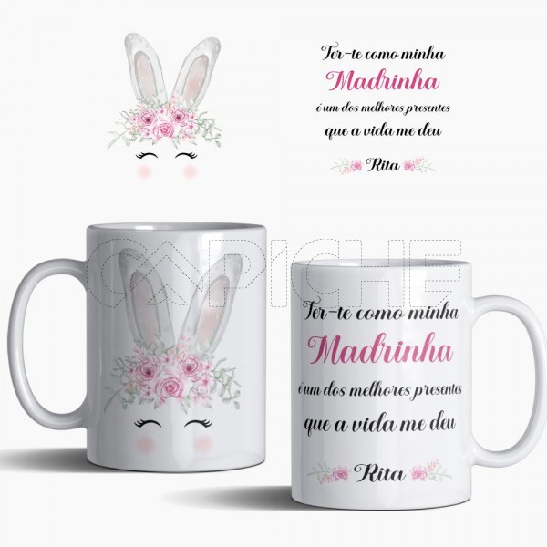 Caneca Coelho Ter-te como 