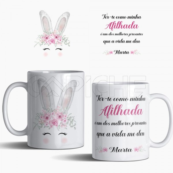 Caneca Coelho Ter-te como 