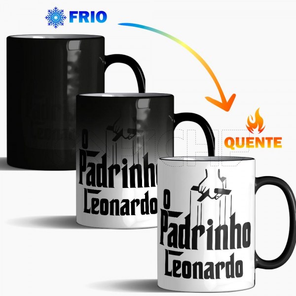 Caneca Mágica O Padrinho Personalizável