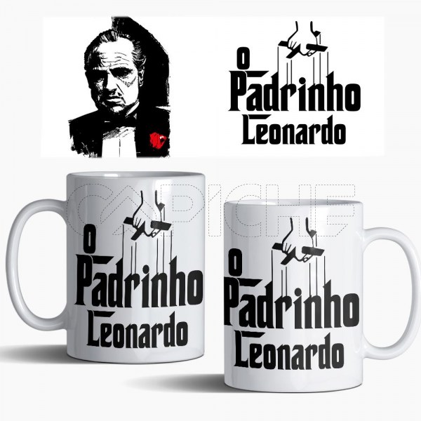 Caneca Mágica O Padrinho Personalizável