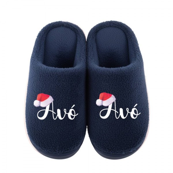 Chinelo Personalizado pelucia Gorro