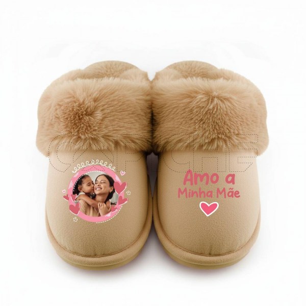 Chinelo Personalizado Mãe Foto