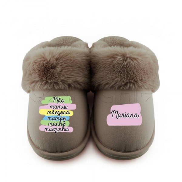 Chinelo Personalizado Mãe