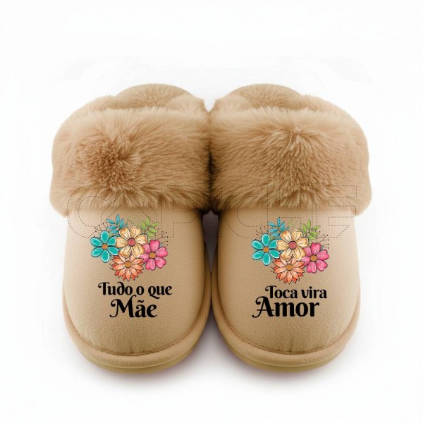Chinelo Personalizado Mãe Amor
