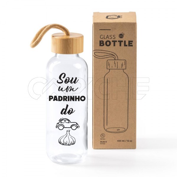 Garrafa de Vidro Sou um ...