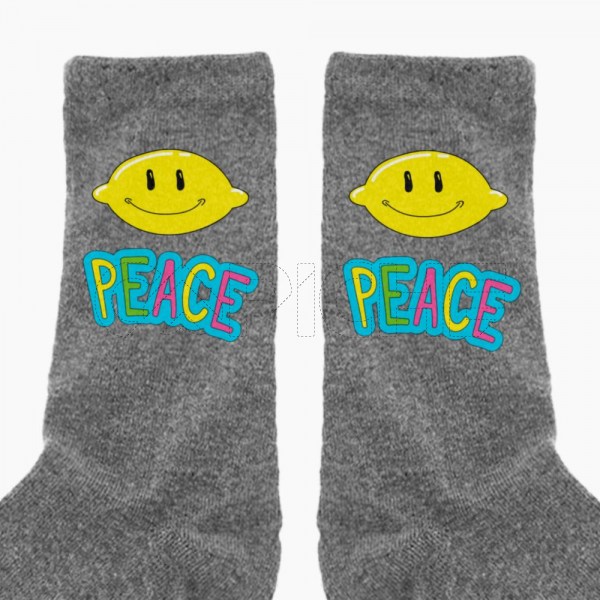 Meias Lemon Peace