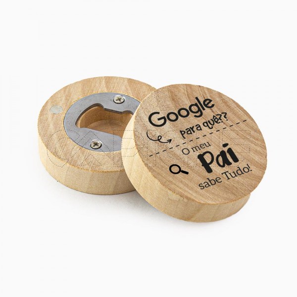 Abre-cápsulas Íman Bambu Google encontra 