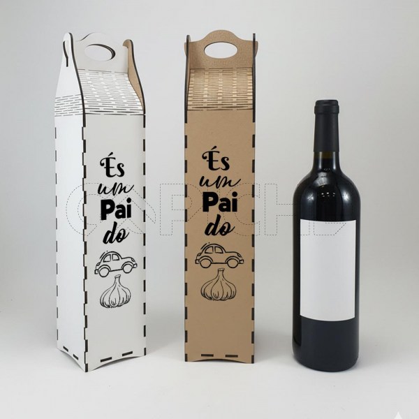 Caixa de vinho Sou um do car...