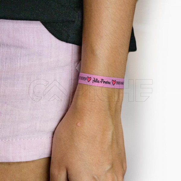 Pulseira/fita de Identificação