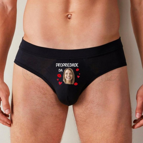 Cueca Homem Propriedade com Foto