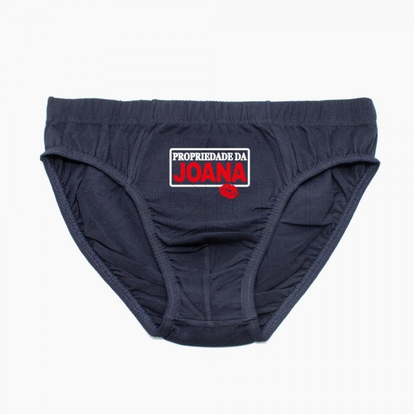 Cueca Homem Propriedade com Nome Personalizado
