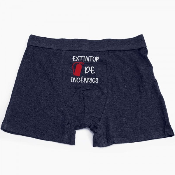 Boxer Homem Extintor Fogo