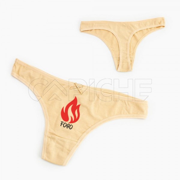 Cueca Tanga Mulher Fogo